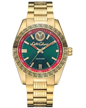 carlo colucci Herren Statement Uhr Fioravanzo - Mettallic
