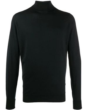 John Smedley Truien & Vesten ,Zwart ,Coltruien