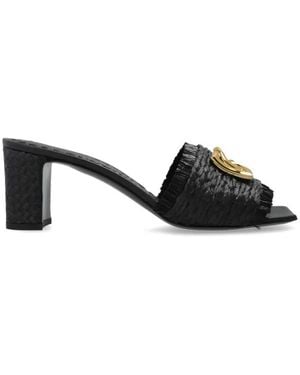 Dolce & Gabbana Heeled Mules - Black