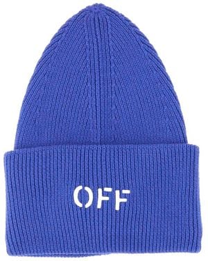 Off-White c/o Virgil Abloh Beanies - Bleu