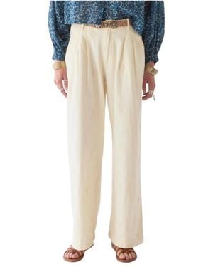 MAISON HOTEL Wide Trousers - Neutro