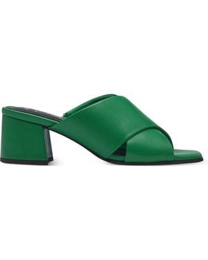 Marco Tozzi Heeled Mules - Green