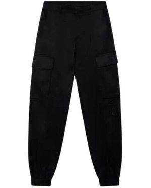 Alix The Label Cargohose Aus Twill - Schwarz