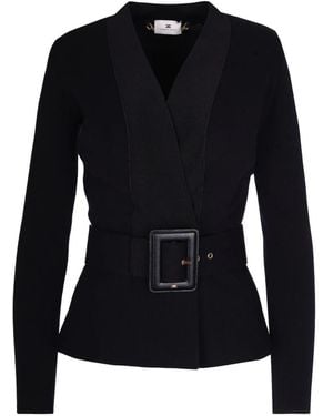 Elisabetta Franchi Blazers - Black
