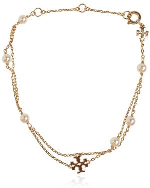 Tory Burch Armband Mit Glasperlen - Mettallic