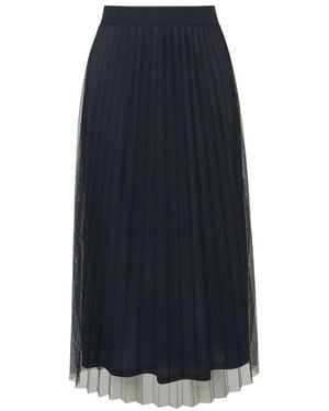 S.oliver Midi Skirts - Azul