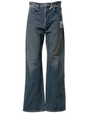 Maison Mihara Yasuhiro Wide Jeans - Azul