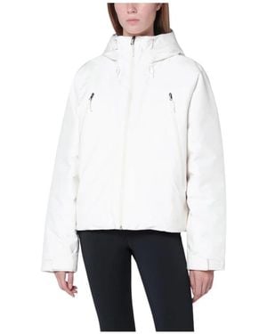 The North Face Mountain Range Hooded Down Jacket - Wit