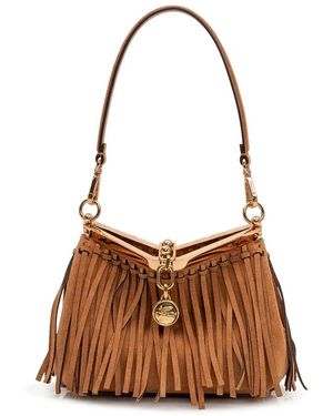 Etro Mini Shoulder Handbag - Brown