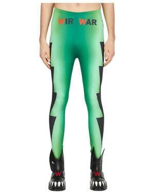 Walter Van Beirendonck Sun Leggings - Grün