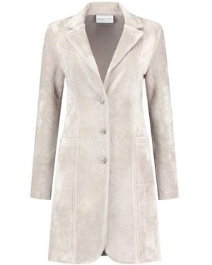 Helena Hart Langer Blazerjacke - Natur