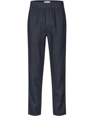 Samsøe & Samsøe Cropped Trousers - Azul