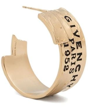Givenchy Accessoires ,Geel ,Tape Metal Oorbellen - Metallic