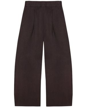 Cortana Broeken ,Rood ,Wol Broek Met Wijde Enkel