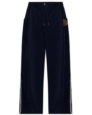 Dolce & Gabbana Broek Met Applicatie - Blauw
