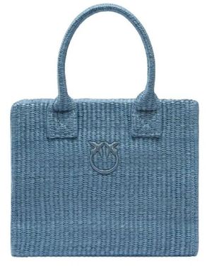 Pinko Tote Bags - Blue