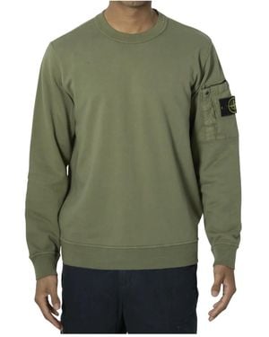 Stone Island Sweatshirts - Verde