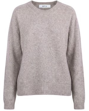 Jucca Round-Neck Knitwear - Gris