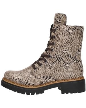 Rieker Lace-Up Boots - Marron