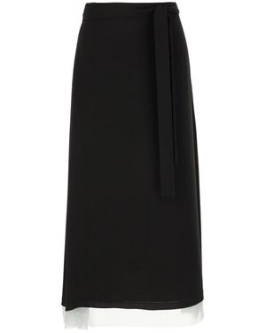 Fendi Maxi Skirts - Negro