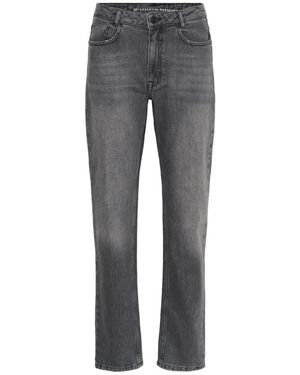 My Essential Wardrobe Straight Jeans - Gris