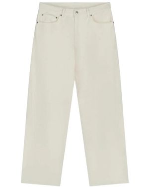 OLAF HUSSEIN Loose Fit Jeans - Natural