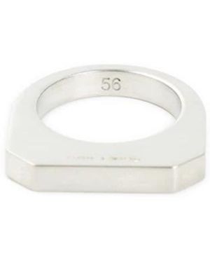 Rick Owens Stilvolle Hollywood Ring - Weiß