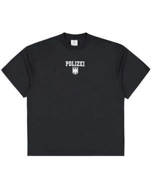 Vetements T-Shirts - Nero