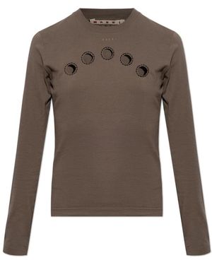 Marni Long Sleeve Tops - Marrón