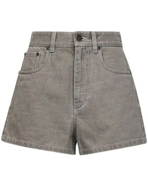 Fendi Denim Shorts - Grey