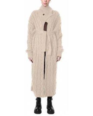LA HAINE INSIDE US Belted Coats - Neutro