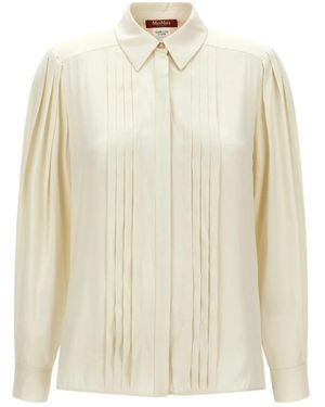 Max Mara Vongola Hemd - Weiß