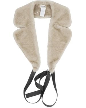 P.A.R.O.S.H. Winter Scarves - Natural