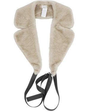 P.A.R.O.S.H. Winter Scarves - Naturel