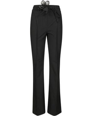 ROTATE BIRGER CHRISTENSEN Wide Pants - Black