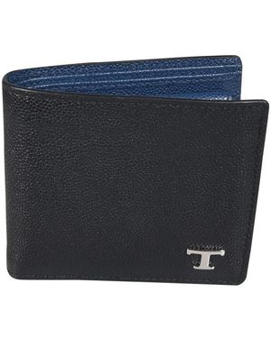 Tod's T Timeless Bi-Fold Portemonnaie - Blau