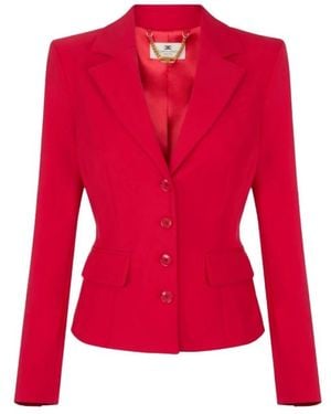 Elisabetta Franchi Blazers - Red