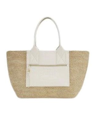 Ganni Shopping Bags - White