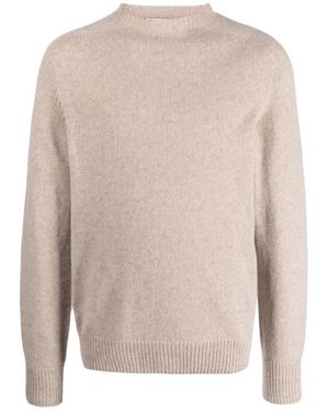 Lanvin Round-Neck Knitwear - Grey