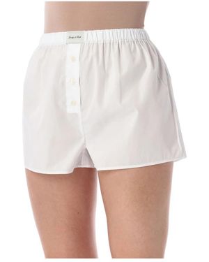 Sporty & Rich Short Shorts - White