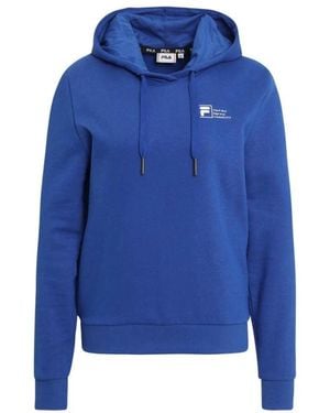 Fila Hoodies & Sweatvesten ,Blauw ,Katoen Surf The Web Sweatshirt