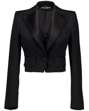 Dolce & Gabbana Blazers - Black