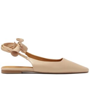 Kazar Flache Gebundene Slingback-Pumps - Mettallic