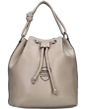 Blauer Koka Bucket Bag - Grau