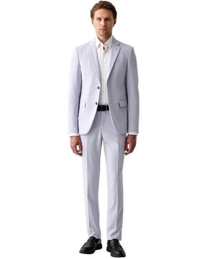 Lindbergh Single Breasted Suits - Azul