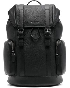 Michael Kors Stadt Schnalle Rucksack - Schwarz
