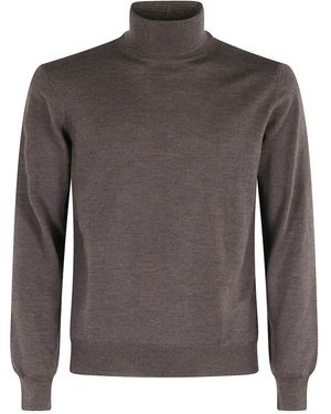 Tagliatore Rundhalsausschnitt Pullover - Grau