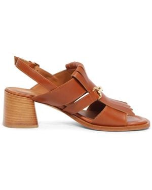 Guglielmo Rotta High Heel Sandals - Brown