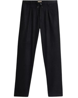 Woolrich Straight Trousers - Black