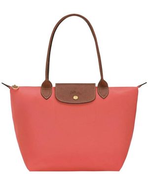 Longchamp Le Pliage Original L Tote Bag Strawberry - Rood